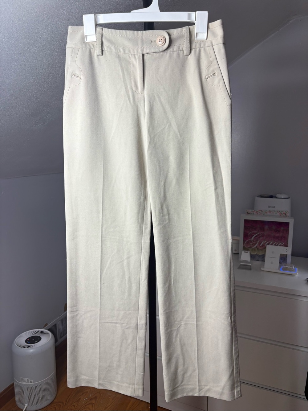 Classic Women’s Cream Dress Pants